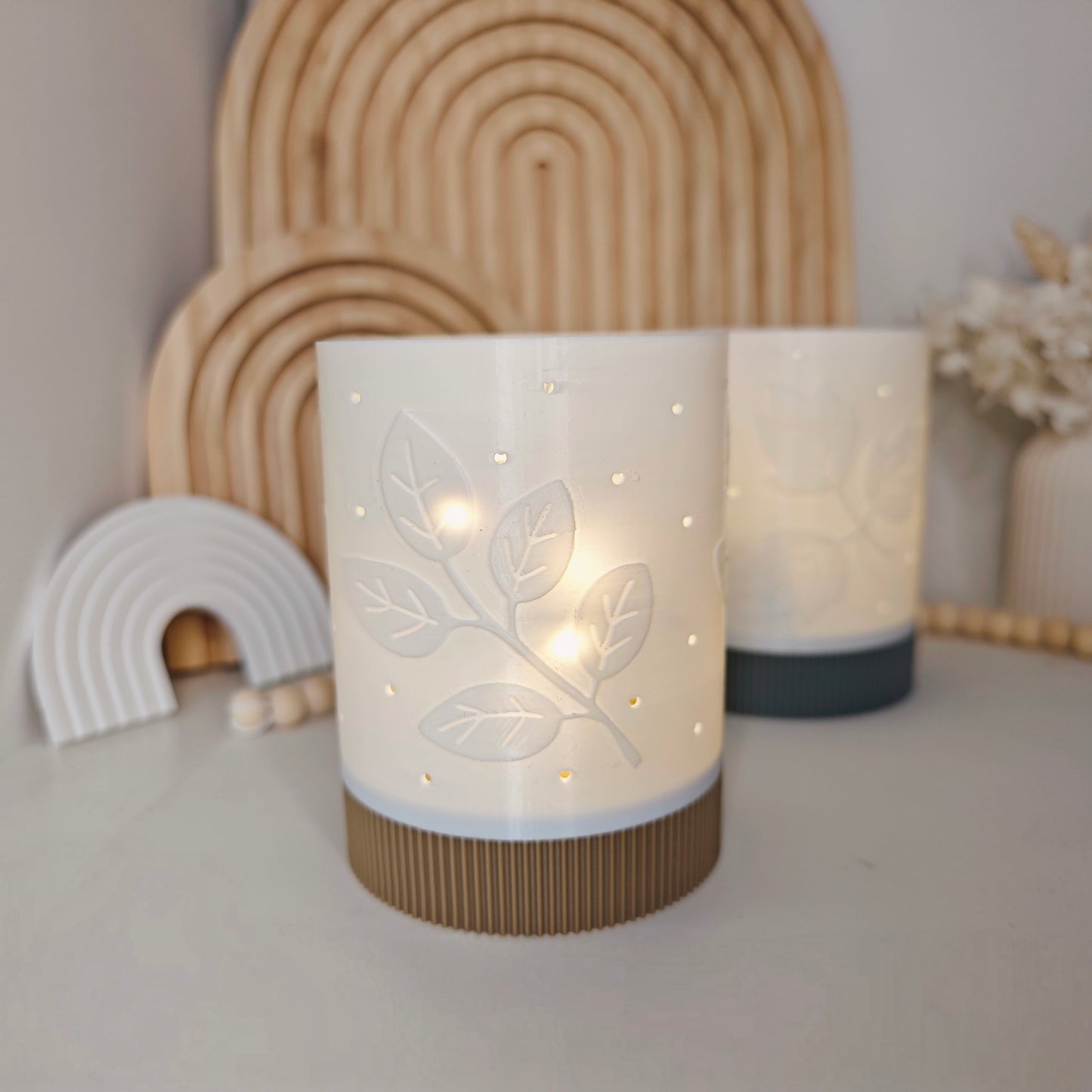 Herbstlampen Blätter