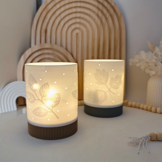 Herbstlampen Blätter