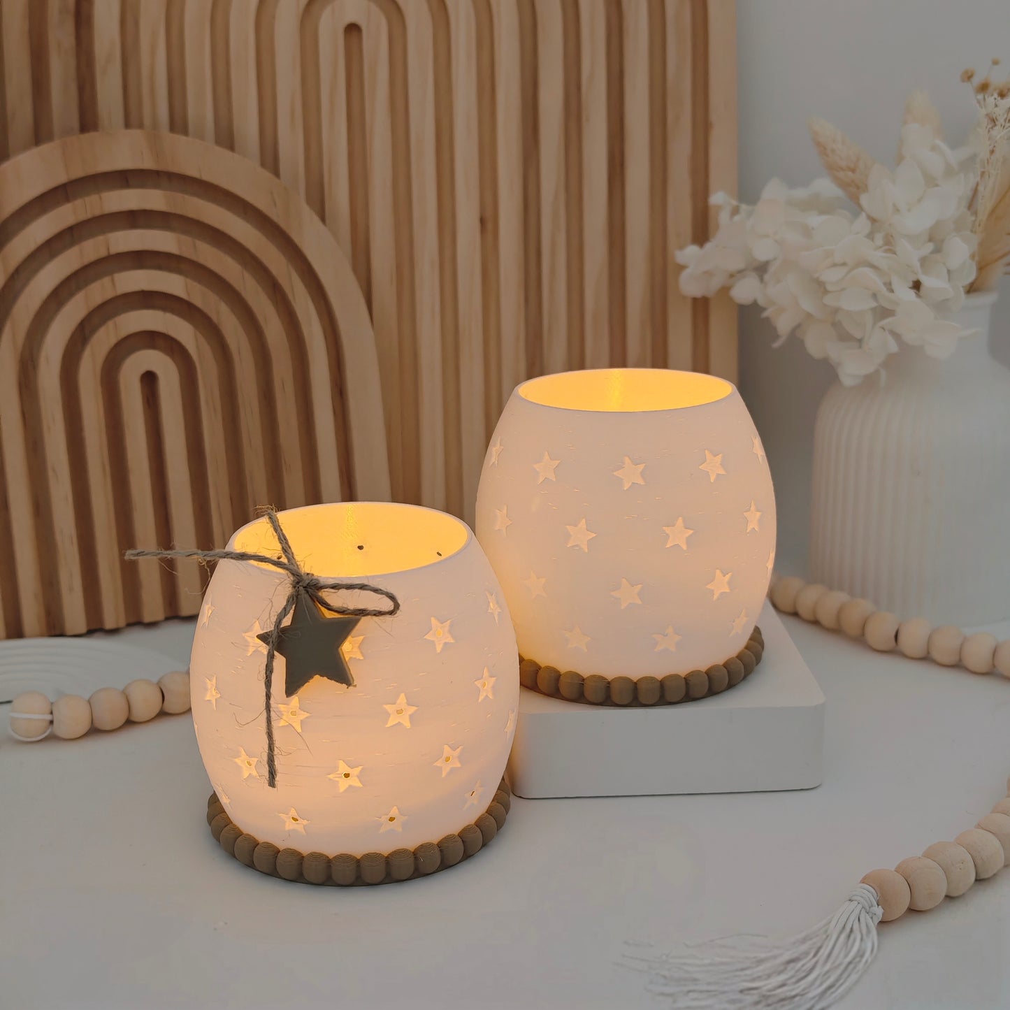 Kugelwindlichter 2er Set