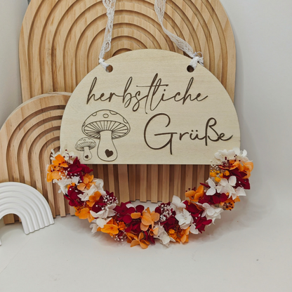 Herbstlicher Türkranz