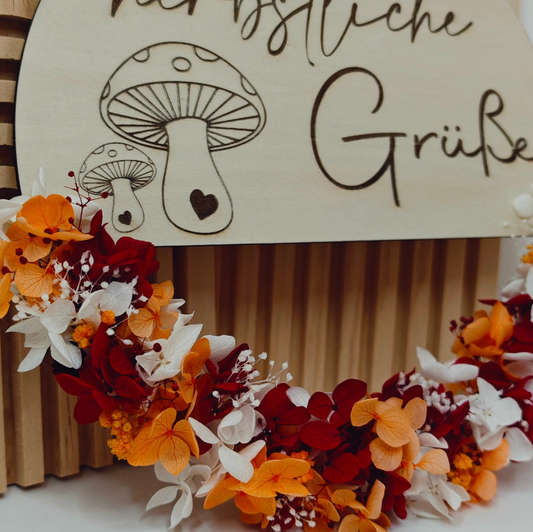 Herbstlicher Türkranz