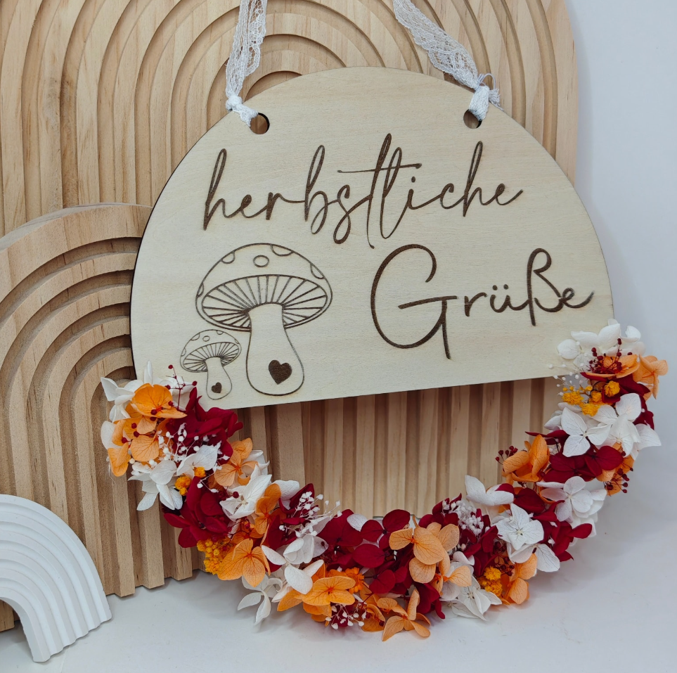 Herbstlicher Türkranz