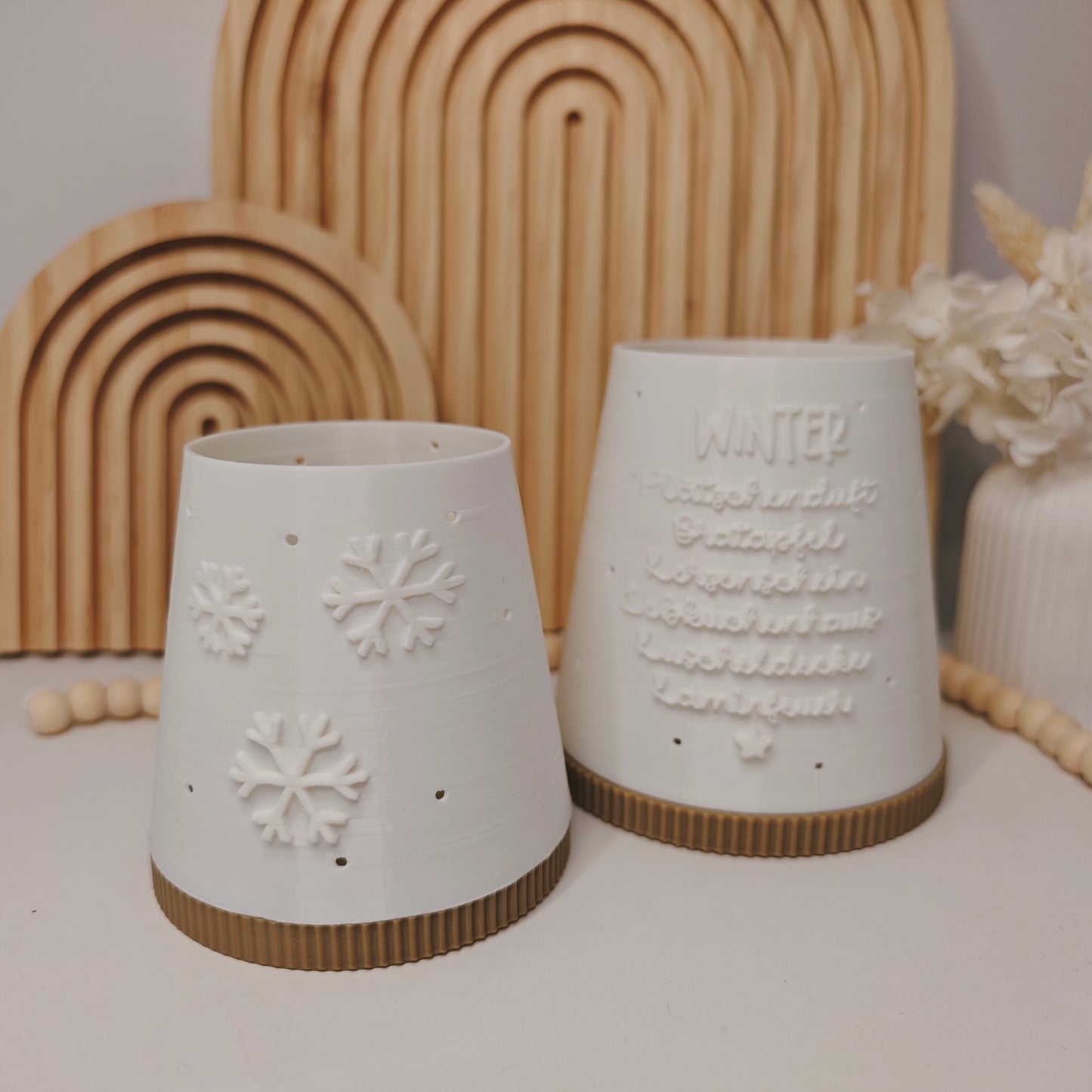 Winter Windlichter