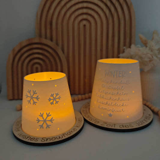 Winter Windlichter